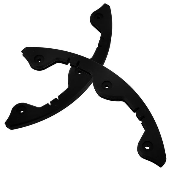 Hemoton 3pcs Ski Board Deck Protector Anti Collision Snowboard Guard Strip Arc Shaped Design For Essential Snowboard Accessory