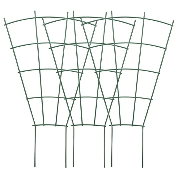 3pcs Garden Trellis for Climbing Plants Indoor Metal Support Rack for Raised Bed Planter