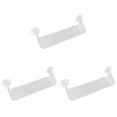 thumbnail image 1 of Hemoton 3pcs Suction Cup Storage Rack Toilet Bathroom Shelf DIY Multifunctional Plastic Toiletries Organizer Holder, 1 of 8