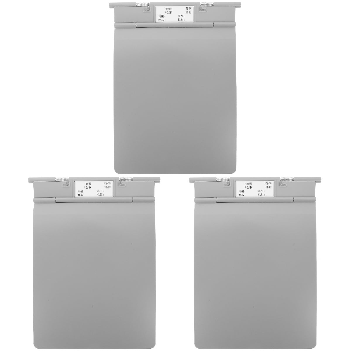 Hemoton 3-Pack Clipboards with Paper Holder, Writing Boards for Office, School, Home, and