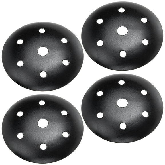 Hemoton 4 Pcs Ceiling Cover Plate Chandelier Pendant Fixtures Black