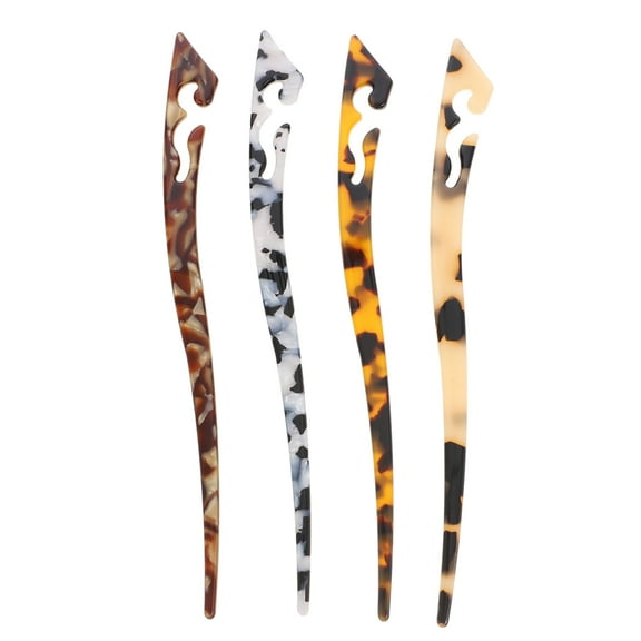 Hemoton  4 Pcs Hair Net Stick for Long Lightweight Miss Women's