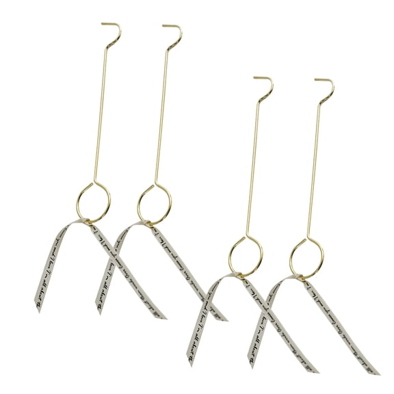 Hemoton 4 Pcs Lighters Lamp Candle Extinguishing Hook 13.50X3.00X0.10CM