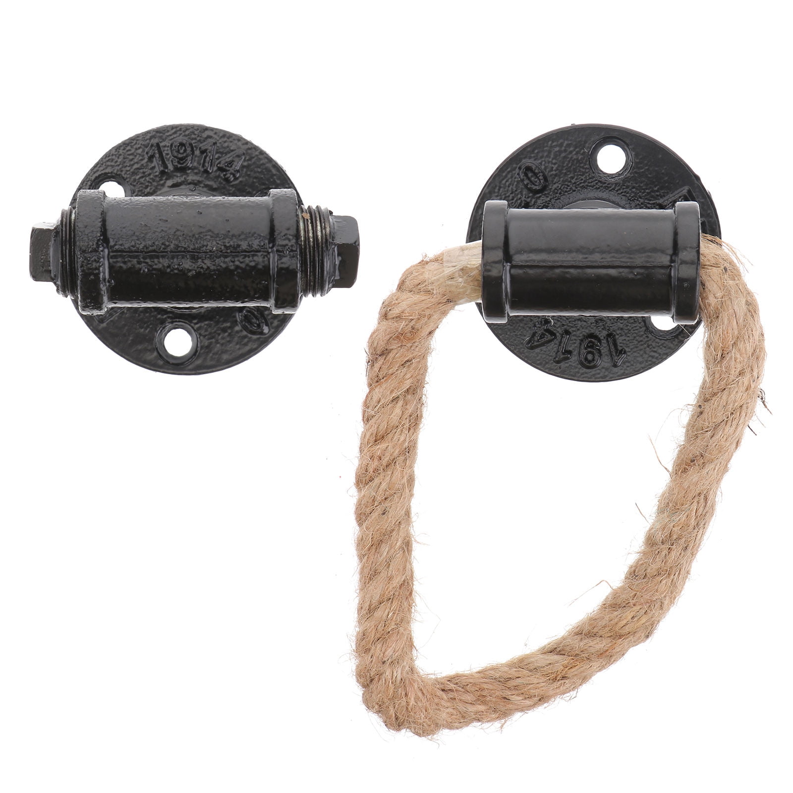 Small Rope Handles Hemoton 4 Pcs Retro Style Rope Small Handles Iron Art Door Cabinet ...