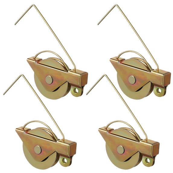 Hemoton 4 Pcs Sliding Screen Door Rollers Hardware Push and Pull Pulley