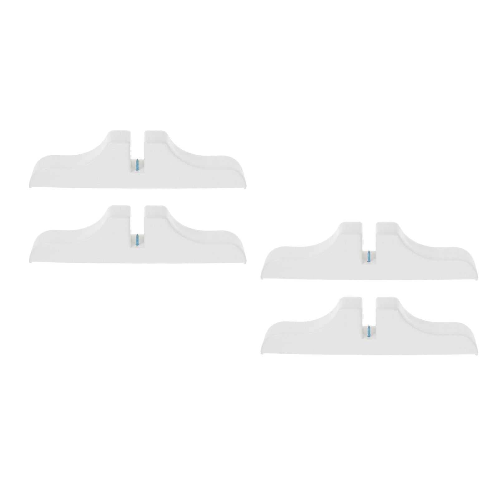 Hemoton 4-Pack Thickened Divider Stand Bases with Wear-Resistant Feet, Privacy Screen Holders for Home Room Dividers and Household Use