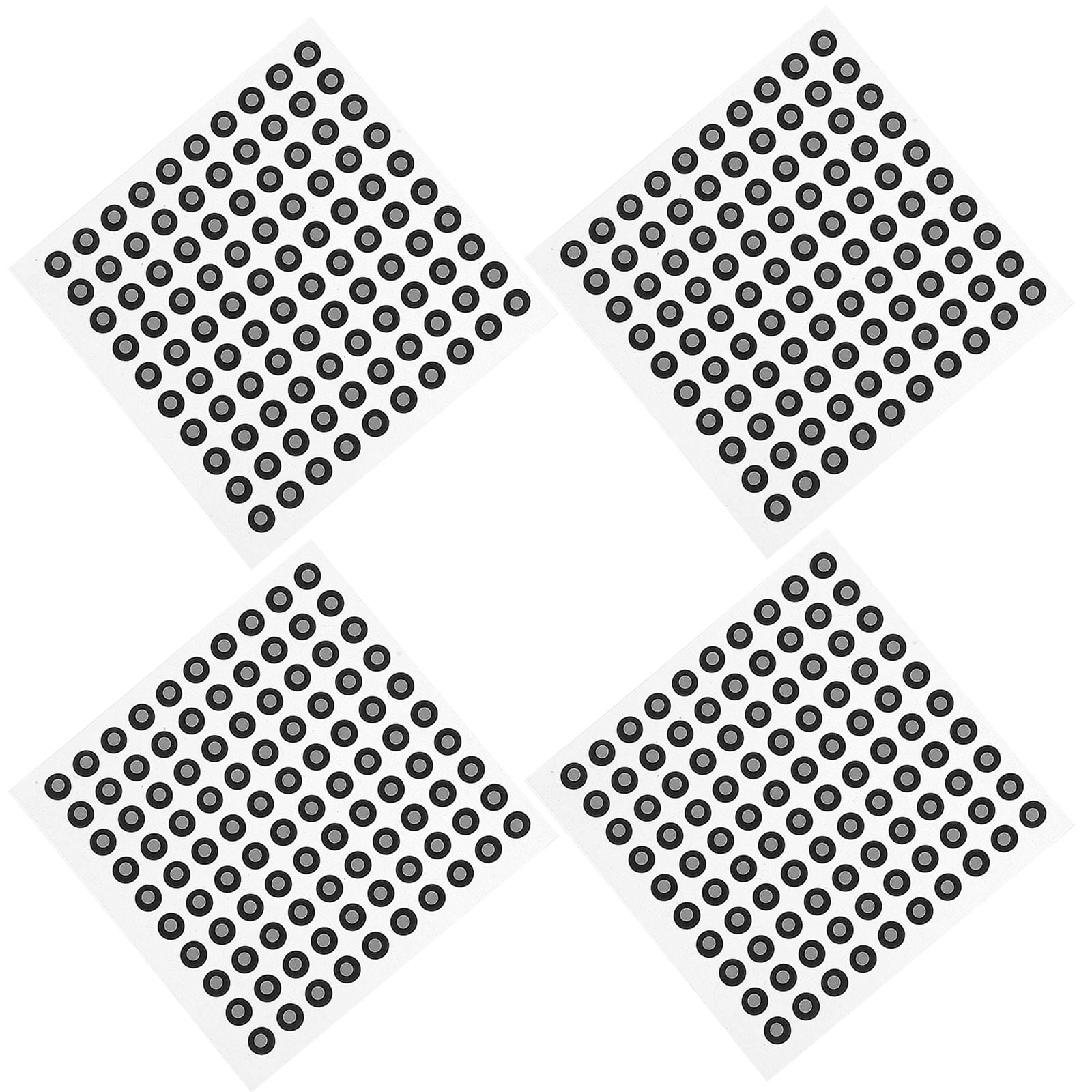 4 Sheets 3d Scanning Reference Points Reflective Film Marking Marker Sticker Sca