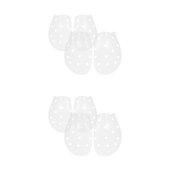 Hemoton 4 Pairs Adjustable Transparent Plastic Shoe Trees for Men & Women, Shoe Shapers to Keep Sneakers and Dress Shoes in Shape, Prevent Creasing