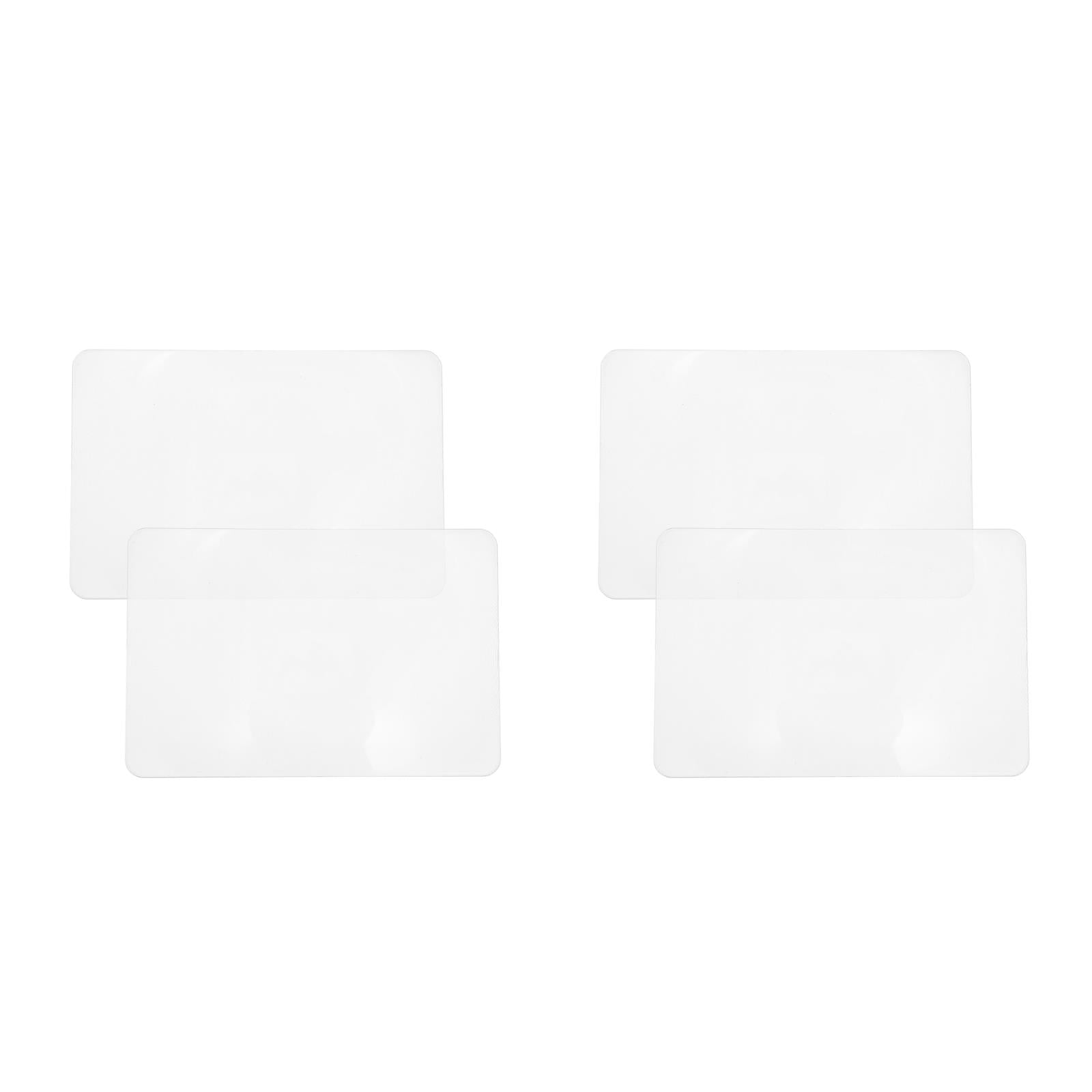 Portable Pocket Wallet Credit Card Sized Magnifying Glass 3X Fresnel- Reading Magnifier Lens Birthday Gift For Parents