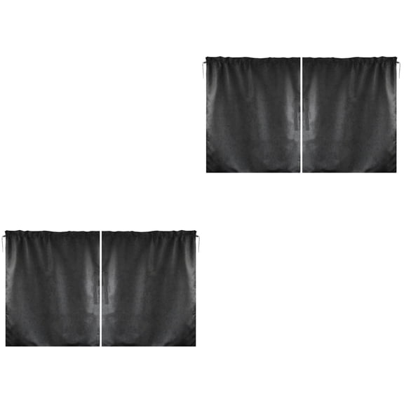 Hemoton 4 pcs  Car Isolation Curtain Taxi Cab Partition Protection Curtain Car Privacy Curtain