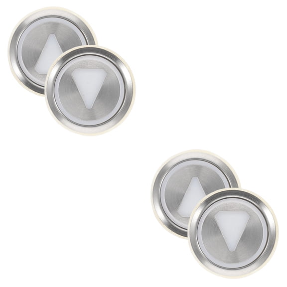 Hemoton 4 pcs Elevator Button Push Button Alarm Button Elevator Replacement Repair Accessory(Mixed Style)