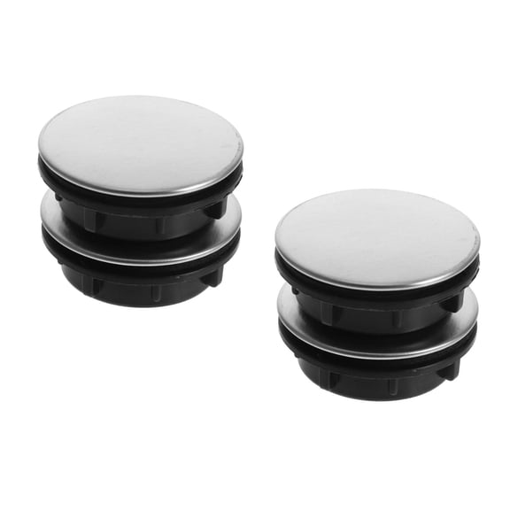 Hemoton 4-Pack Decorative Sink Hole Covers for Kitchen and Bathroom Countertops, Tap Hole Caps and Pipe Cover Plates