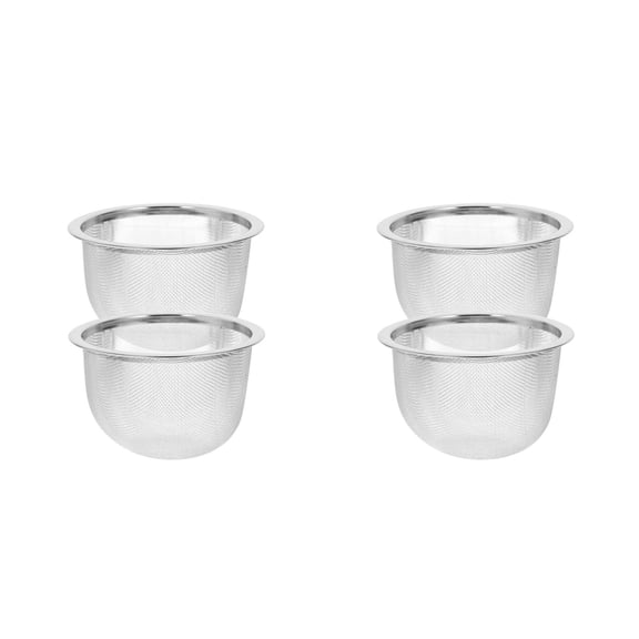 Hemoton 4 pcs  Stainless Steel Tea Ball Infuser Fine Mesh Filter Tea Strainers Tea Infuser Strainer Filters for Loose Leaf Tea Ideal Tea Strainer for Mugs and Cups