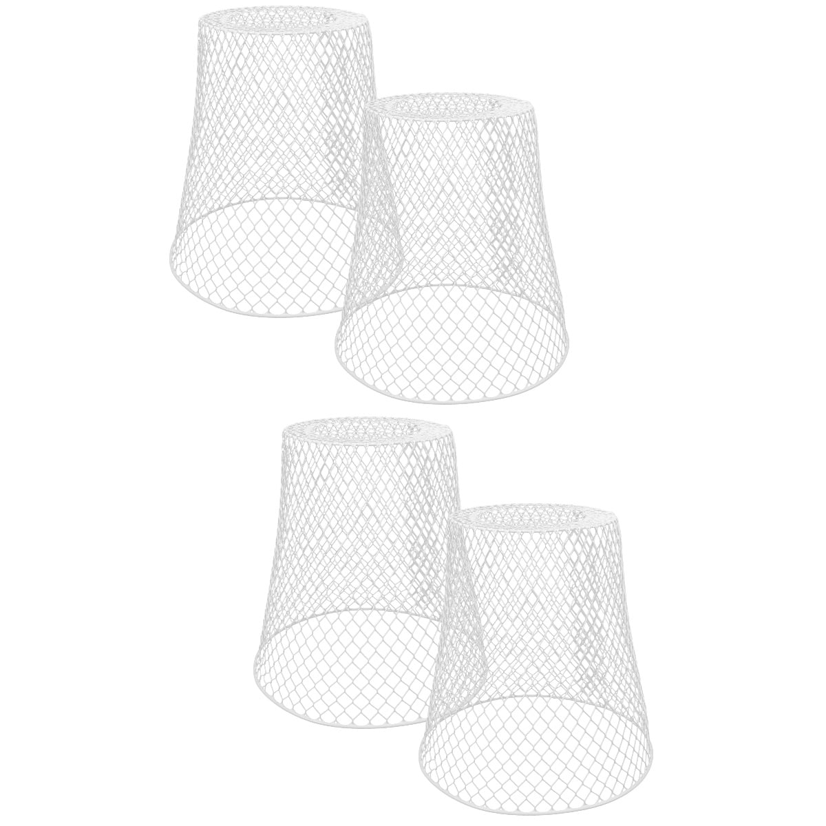 Hemoton 4 pcs  Sturdy Plant Protector Mesh Designed Plant Cage Multi-use Flowerpot Mesh  Cover