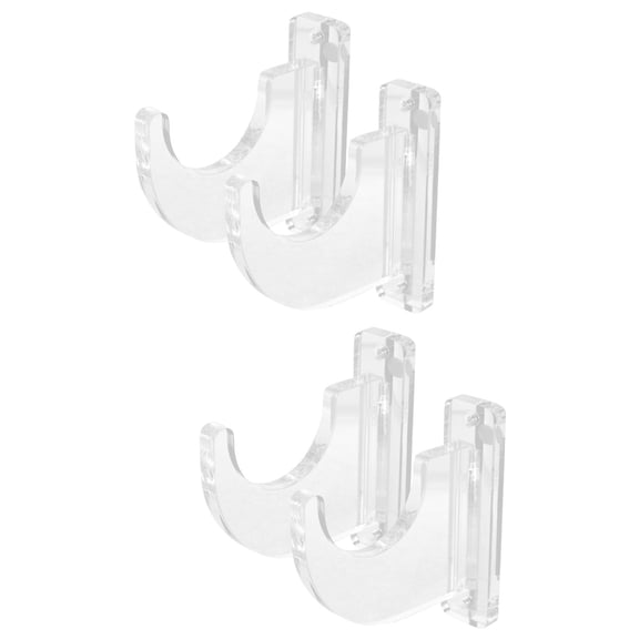 Hemoton 4 pcs Wall Mount Stands Guitar Display Rack Sword Storage Racks Skateboard Display Holders