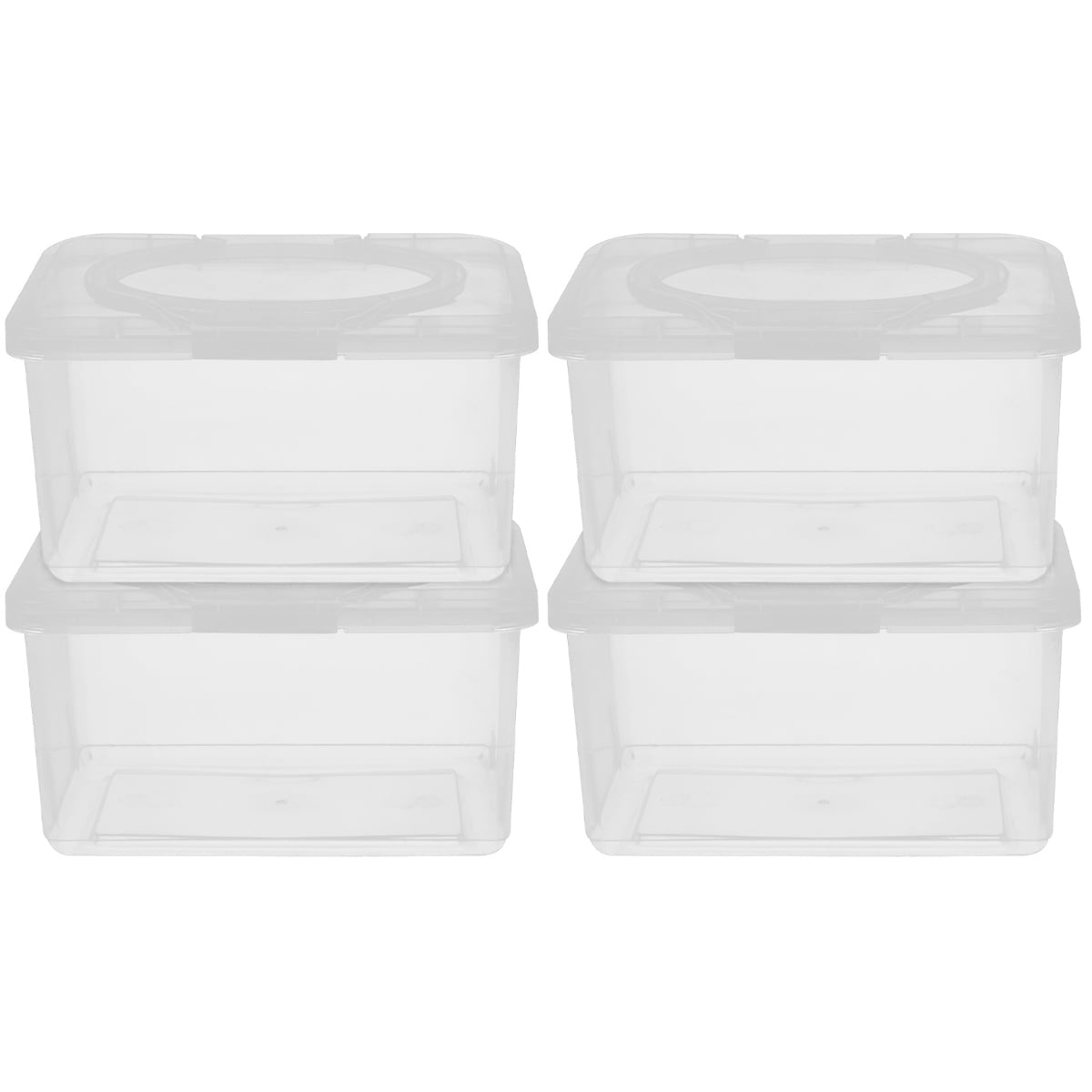 Hemoton 4 pcs Wipe Dispenser Reusable Baby Wipe Container Nursery Home