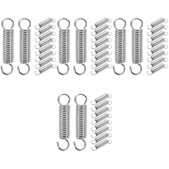 Hemoton 40 Pcs Springs Small Springs Extension Springs Spring Assortment Extension Springs With Hook Ends