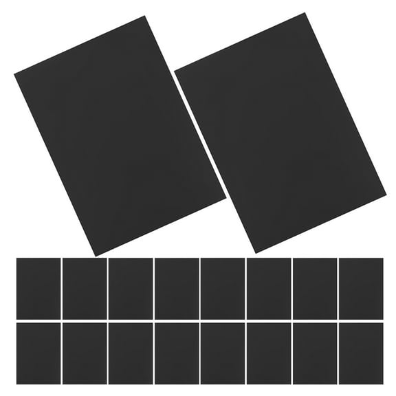 Hemoton 40 Sheets Black Cardstock Paper Sheets Heavyweight Cardstock Thick Craft Printer Printable Paper For Diy Business Cards Making Scrapbook Poster Stationary