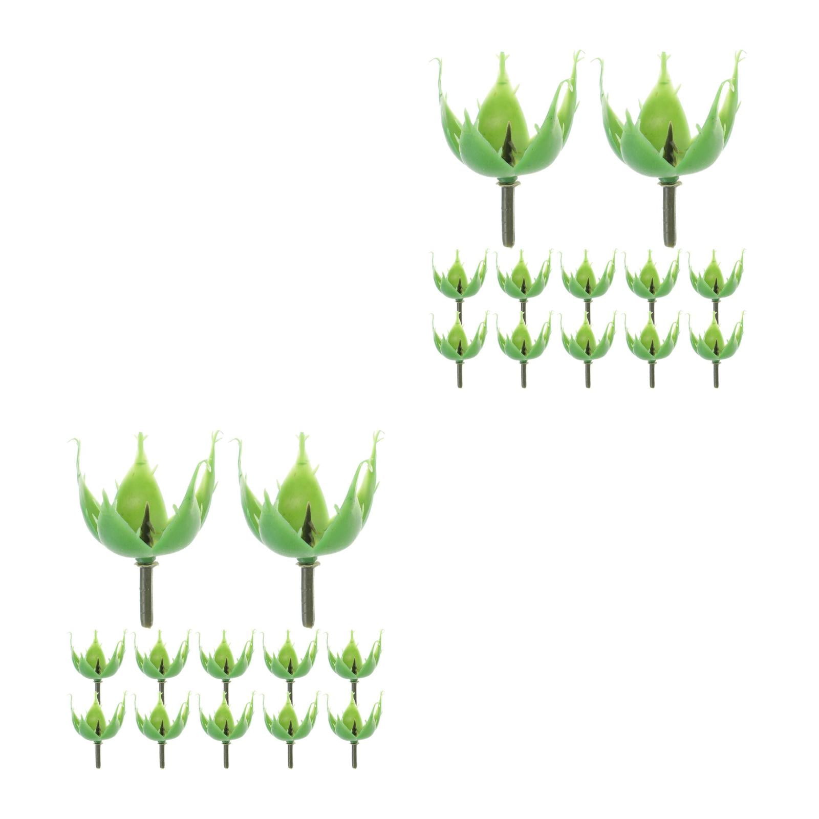 Hemoton 400 pcs Plastic Flower Holders for Bouquet Making, Preserved Flowers, Floral Craft Supplies and Accessories