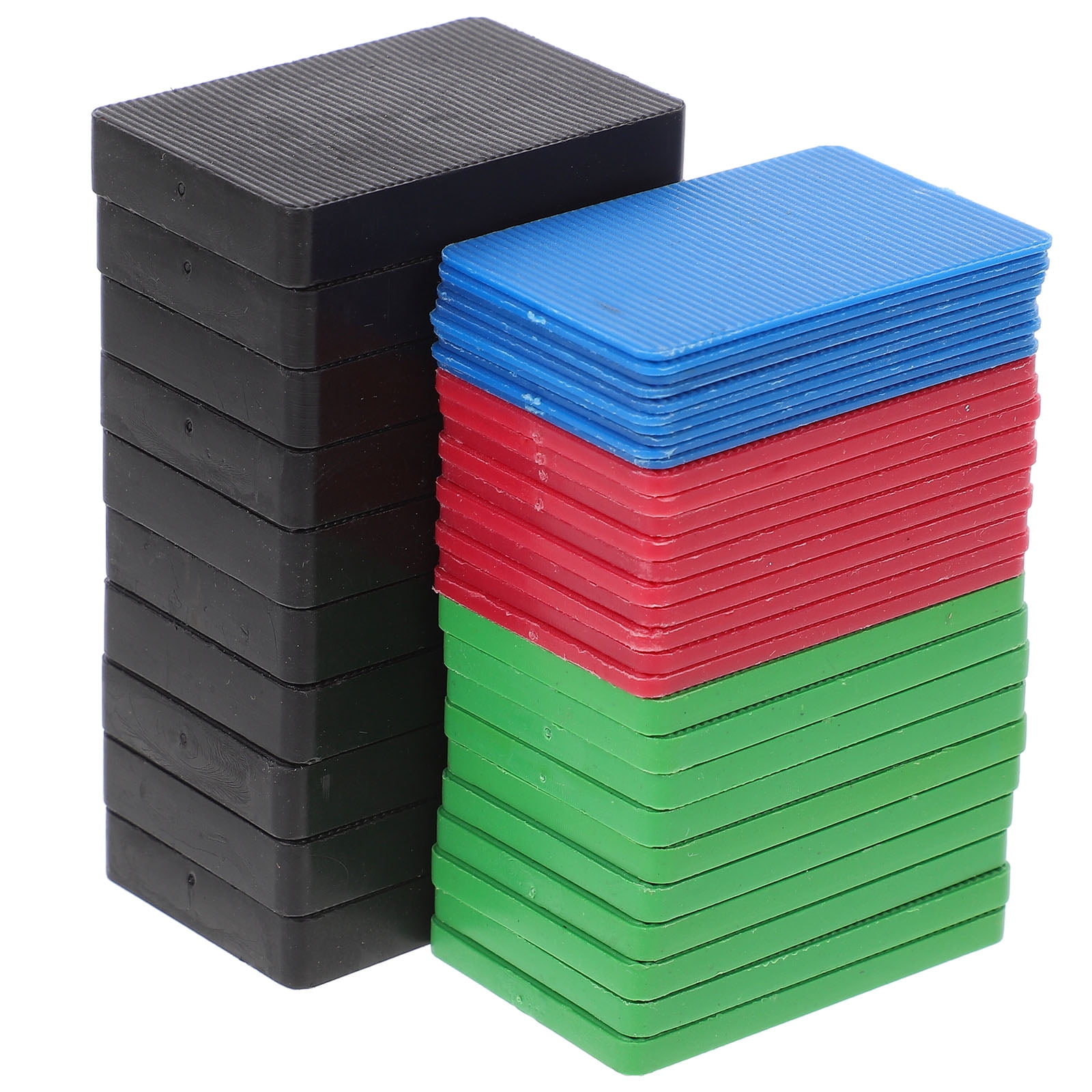 Hemoton 40pcs Versatile Plastic Leveling Shims For Doors And Windows Structural Support Shims Furniture And Tile Leveling Tool Spacers