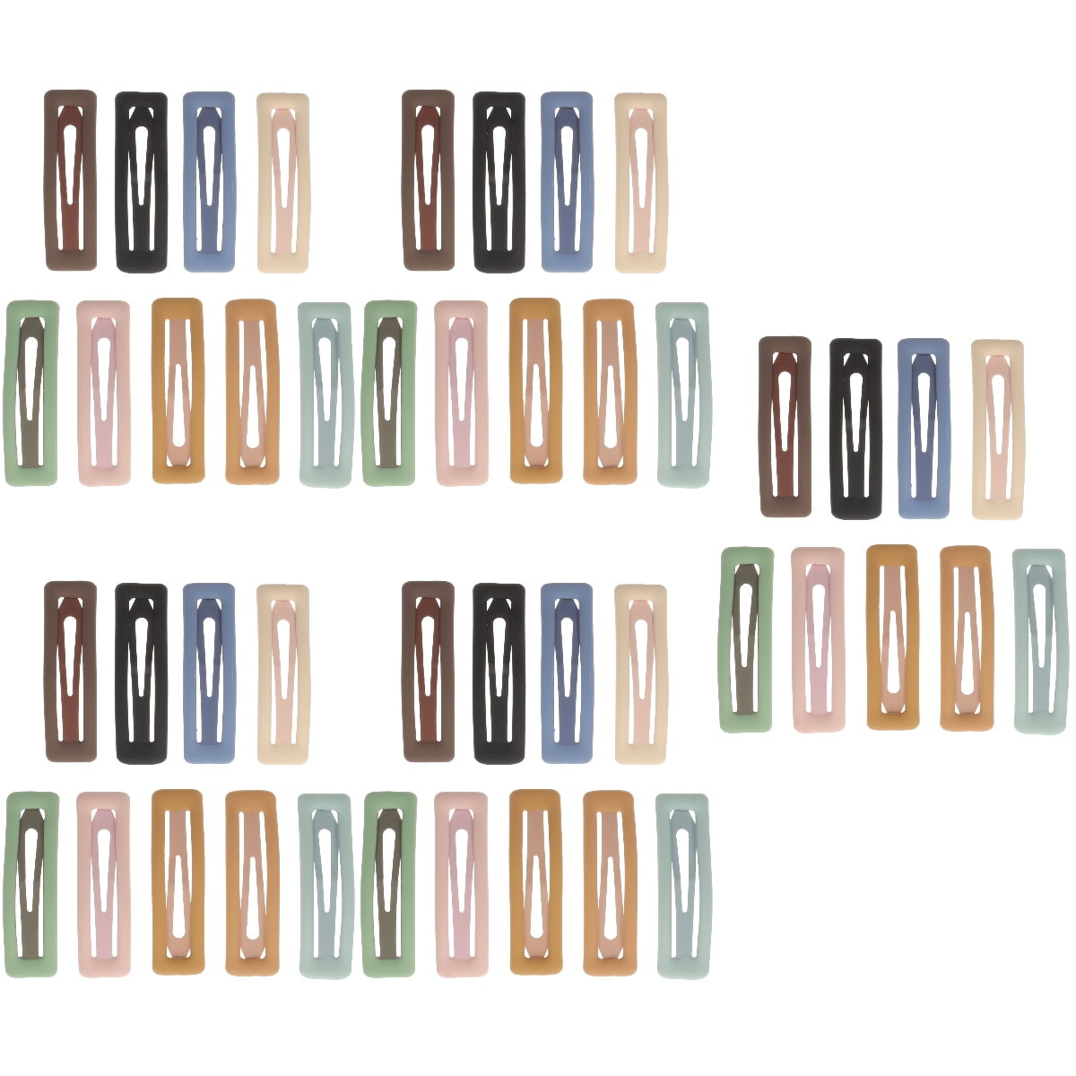 Hemoton 45 pcs Snap Hair Barrettes Simple Kids Hair Barrettes Hair Hair Barrettes for Girls