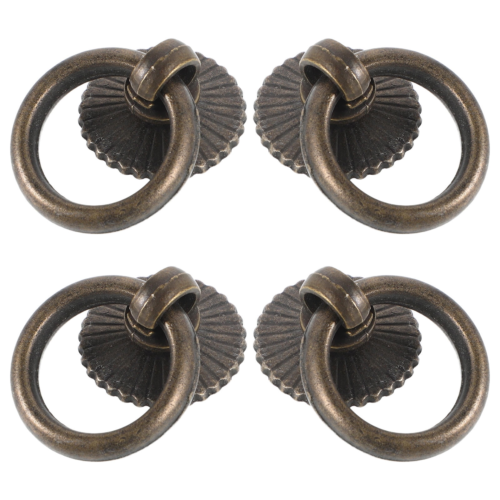 Sewroro 4-Pack Vintage Cat-Shaped Cabinet Knobs – Cast Iron, Black Finish, Small Dresser Drawer Pulls, Easy Install