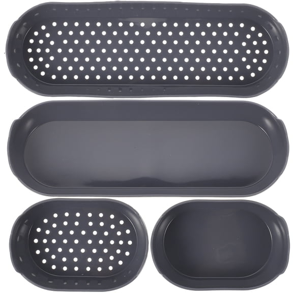 SOPOTUTU Non-Stick Silicone Mold Grey Heat-Resistant Multi-Function for Kitchen 4Pcs