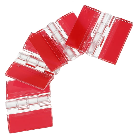 HEMOTON 4 Pcs Aquarium Lid Hinge Universal Cabinet Soft Close Hinges Functional Red