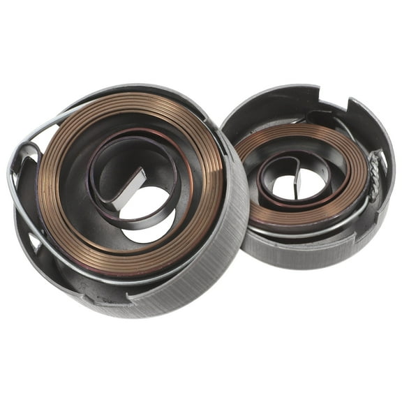 Hemoton 4pcs Drill Press Accessories Heavy Duty Coil Spindle Spring with Lids Drill Press Spring, and Quill Steel Return for Reliable Operation