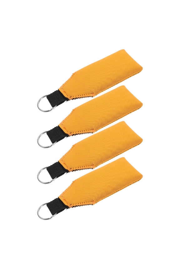 4pcs Floating Keychain for Water Sports - Floatable Key Fob Keychain Buoyant Keychain Key Floating Keyrings for Marine Boat, Fishing, Sailing, Kayakings