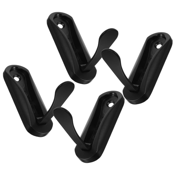 Hemoton 4pcs Foldable Hidden Hooks Zinc Alloy Wall-Mounted Hooks Decorative Towels Hanger Bathroom Robes Hooks for Entryway Kitchen Living Room
