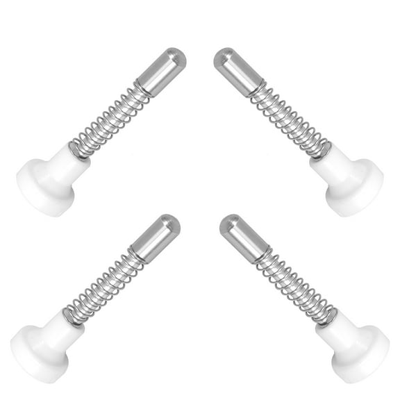 EXHUMKY 4Pcs Iron Spring Loaded Latches Easy Install Window Screen Plunger Pins and Bed Latches