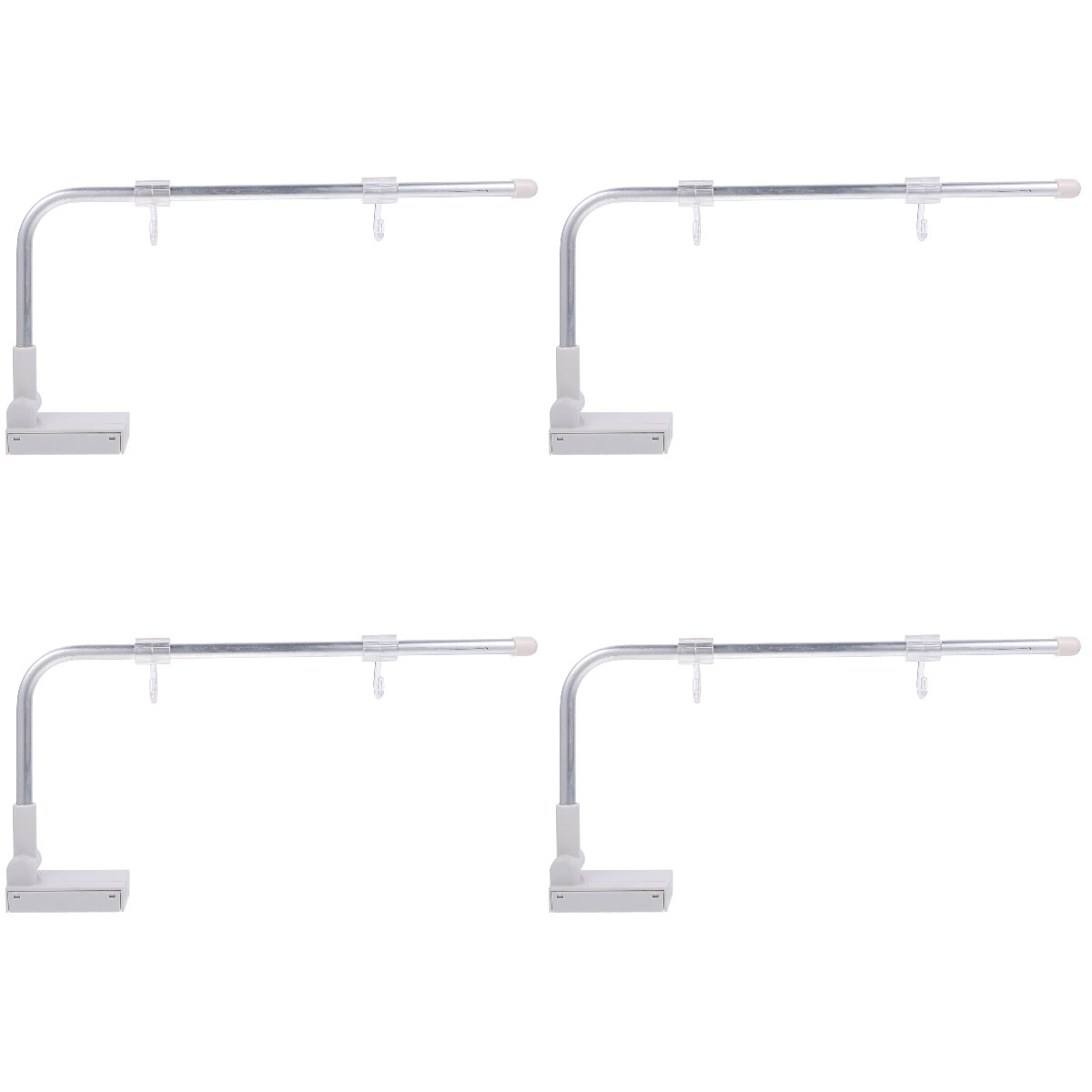 Hemoton 4pcs Magnetic Sign Holder Shopping Mall Sign Display Rod ...