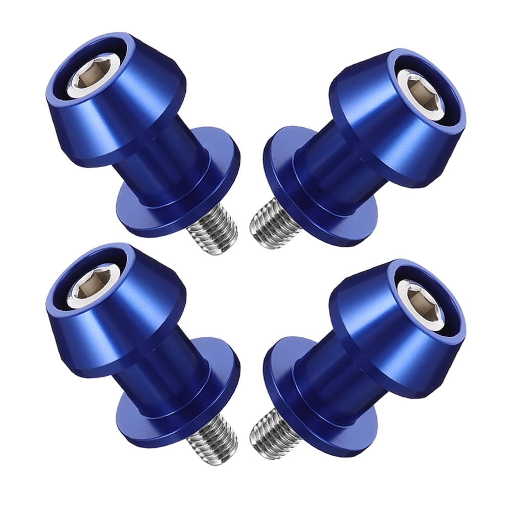Hemoton 4pcs Motorcycle Swingarm Bobbins Motorbike Swingarm Bobbins Swing Arm Spool Sliders Screw Swing Arm Spool Stand Screw Motorcycle Accessory