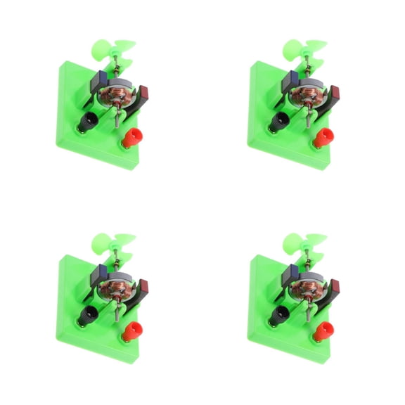 UPGRATOR Masteelf 4pcs Electric Motor Model Project Assemble Science Laboratory School Classroom Experiment