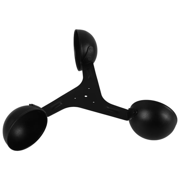 SOPOTUTU Metal Anemometer Cup Traditional 3-Cup Design for Home Wind Speeds 4Pcs