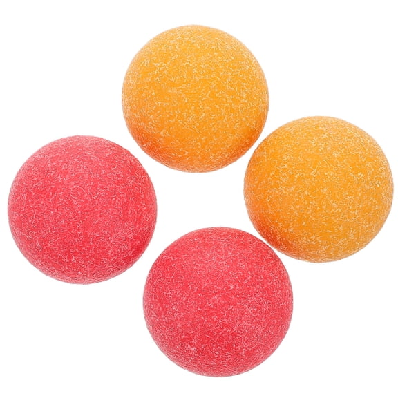 Hemoton 4pcs Scrub Foosball Table Replacement Balls Small Soccer Ball Mini Tabletop Soccer Balls Mini Foosball Balls for Game Room Foosball Accessories