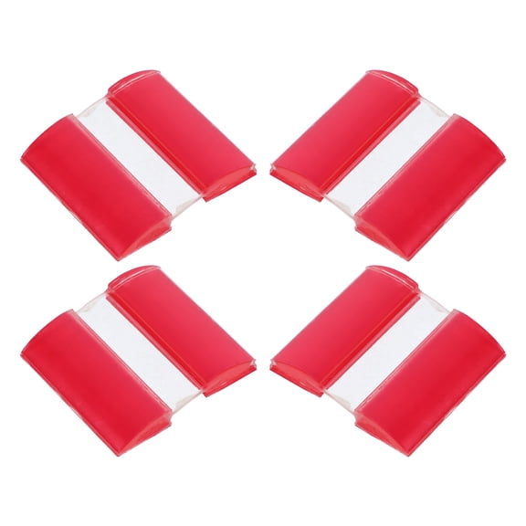 Hytrove Acrylic Hinges Transparent 4Pcs 1.4X1.2X0.2In