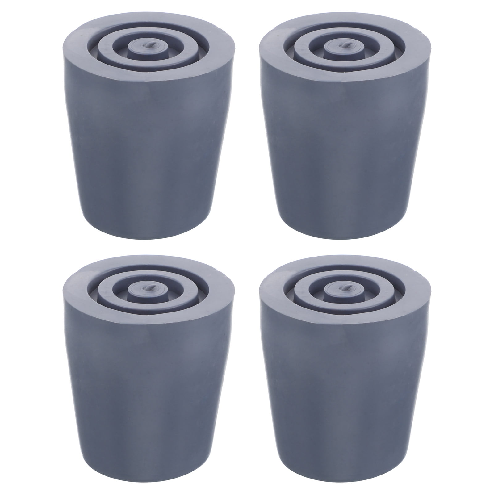 Hemoton 4pcs Shower Chair Accessories Anti-Slip Rubber Feet Covers Rubber Tips Shower Chair Tips Replacement Rubber Feet Cover For Canes And Walkers