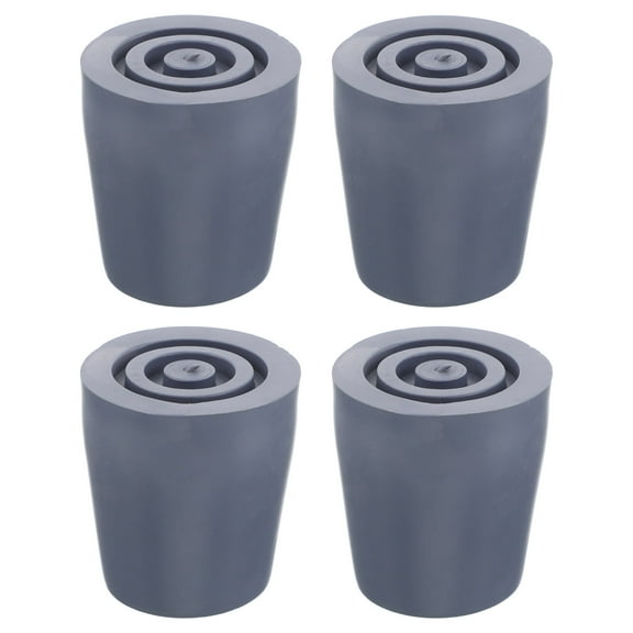 Hemoton 4pcs Anti- Rubber Feet Covers for Shower Chairs, Replacement Rubber Tips for Canes, Walkers, and Chair Legs