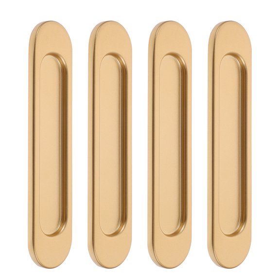 Hemoton 4pcs Shower Sliding Door Handle Recessed Door Handle Stick On Handle For Cabinet