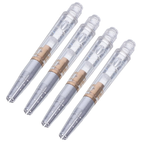 ORDDIART 4-Pack Clear Plastic Dart Parts Replacement for Threaded Tips Portable Accessories Set