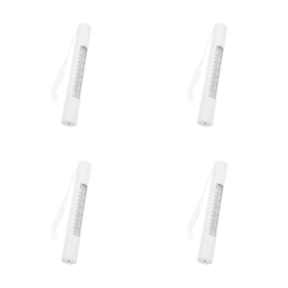 Hemoton 4-Pack Large Sinking Swimming Pool Thermometers with String for Accurate Water Temperature , Spas, Aquariums, Indoor & Outdoor Use
