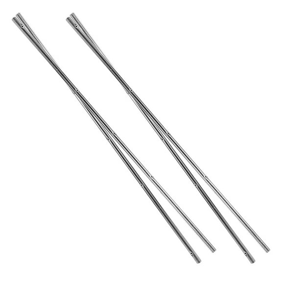 Hemoton 4pcs Table Soccer Rods Heavy Duty Metal Foosball Poles Foosball Table Parts Foosball Table Replacement Parts Game Machine Accessories