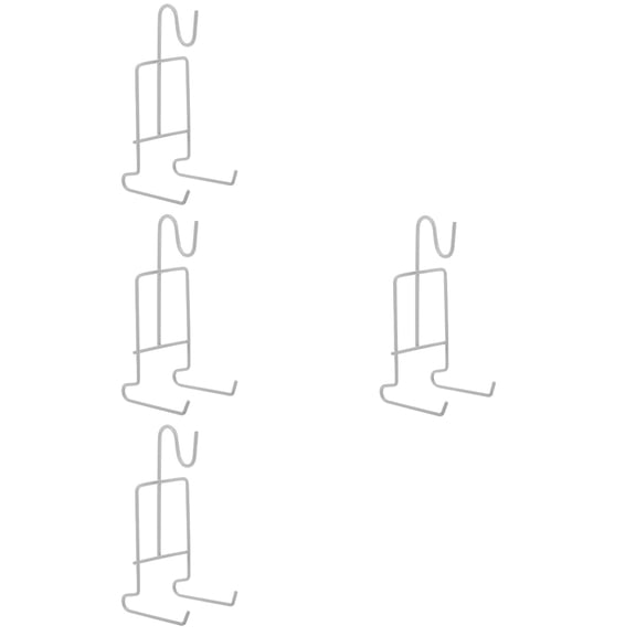 Hemoton 4pcs Tea Cups Saucer Display Rack Coffee Mug Display Rack Iron Tea Cup Holder Rack