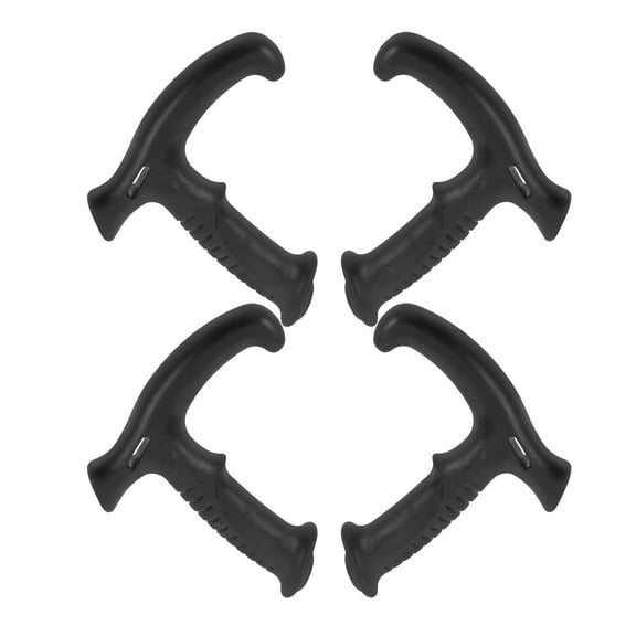 Hemoton 4pcs Trekking Pole Handle Replacement Part Non-Slip Handles Ergonomic Hiking Sticks Handles Canes Handles Crutches Handles