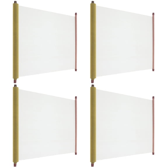 Hemoton 4pcs Water Drawing Writing Water Cloth Household Chinese Calligraphy Mat for Students Practice