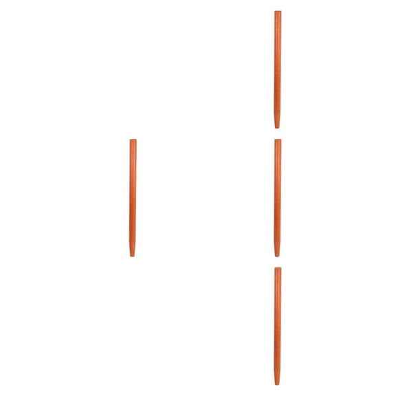 Hemoton 4pcs Wooden Tool Handle Wood Handle Replacement For Shovels Hoe Tools Wood Toe Handle Universal Shovels Handle Farm Tool Replacement Wood Handle