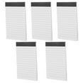 thumbnail image 1 of Hemoton  5 Pcs Small Notepad Lined Paper College Ruled Office Work White, 1 of 8