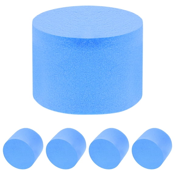 Hemoton 5 Pcs Test Tube Water Blocking Cotton Sponge Filter Sponges Blue